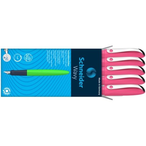 Pióro wieczne Wavy różowe Schneider (SR162139) Schneider