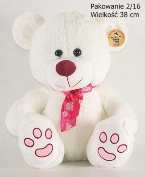 Pluszak Miś z fioletowym nosem duży Deef (03484) Deef