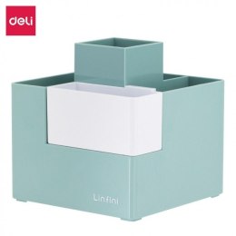 Przybornik na biurko Zielony plastik Argo (EZ072GR) Argo