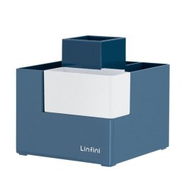 Przybornik na biurko niebieski plastik Argo (EZ072B) Argo