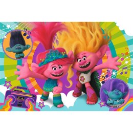 Puzzle Universal Trolls 3 Wesoły dzień Trolli 24 el. Trefl (41017) Trefl