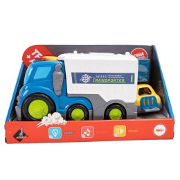 Śmieciarka Zestaw autek 2w1 - Śmieciarka i mini podnośnik Askato (123653) Askato