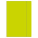 Teczka kartonowa na gumkę A4+ limonkowa Interdruk (TEGUFLUOL) Interdruk