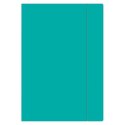 Teczka kartonowa na gumkę A4+ turkusowy Interdruk (TEGUFLUOT) Interdruk