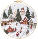 Zestaw kreatywny Craft-Fun Series Zestaw do haftowania - świąteczna wioska Titanum (25YY0512(1-6#)) Titanum