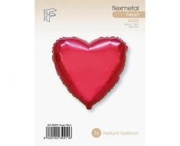 Balon foliowy Serce (czerwone), pakowany 18cal Godan (C201500R) Godan