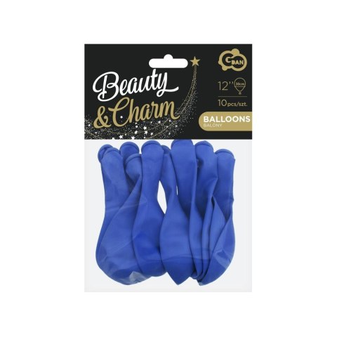 Balon gumowy Beauty&Charm 10 szt. niebieska 300mm 12cal Godan (CB-1PNI) Godan