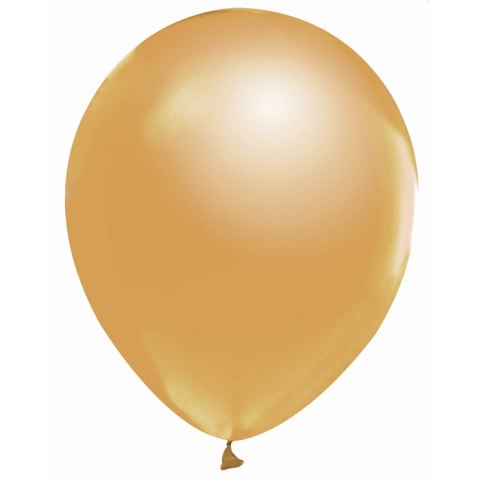 Balon gumowy Beauty&Charm metaliki złote 10szt. złoty metaliczny 300mm 12cal Godan (CB-1MZL) Godan