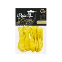 Balon gumowy Beauty&Charm, pastelowe 10 szt. żółty 300mm 12cal Godan (CB-1PZO) Godan