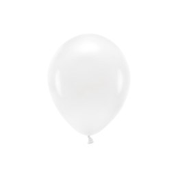 Balon gumowy Pastel Eco Balloons biały 260mm Partydeco (ECO26P-008-10) Partydeco