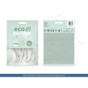 Balon gumowy Pastel Eco Balloons biały 260mm Partydeco (ECO26P-008-10) Partydeco