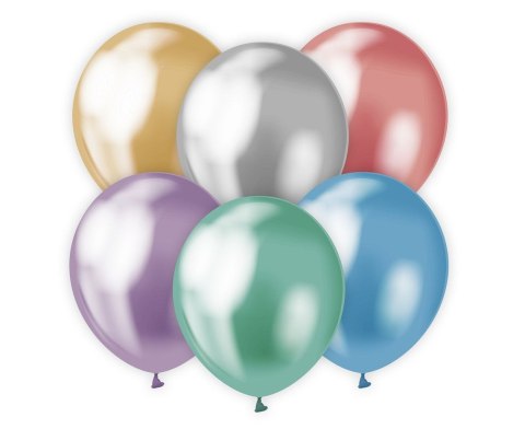Balon gumowy platynowy mix 7 szt. mix metalizowany 300mm 12cal Godan (CB-7LMX) Godan