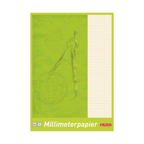 Blok milimetrowy 690404 A4 25k Herlitz (300008143) Herlitz