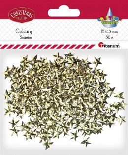 Cekiny Craft-Fun Series gwiazdki złote 30g Titanum (19HET10-53) Titanum