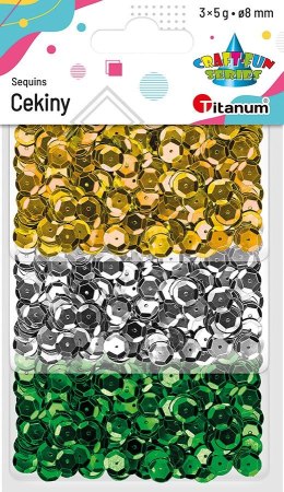 Cekiny Craft-Fun Series mix 5g Titanum (BEF-005) Titanum