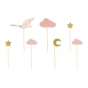 Dekoracja do muffinek - Bocian, 11-12 cm (1 op. / 7 szt.) Partydeco (KPM30) Partydeco