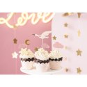 Dekoracja do muffinek - Bocian, 11-12 cm (1 op. / 7 szt.) Partydeco (KPM30) Partydeco