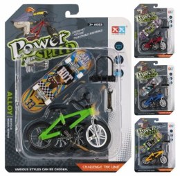 Deskorolka do skręcania plus rower metalowa z akcesoriami mix My Bubble (571992) My Bubble