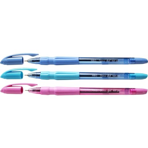 Długopis Focus Semi Gel wkład niebieski 0,5mm M&G (ABP62977) M&G