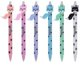 Długopis wymazywalny automatyczny Foxes wkład niebieski 0,5mm Patio (01706PTR) Patio