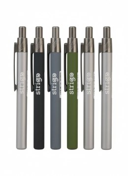 Długopis żelowy ADVENTURE wkład niebieski 0,7mm Strigo (SSC462) Strigo