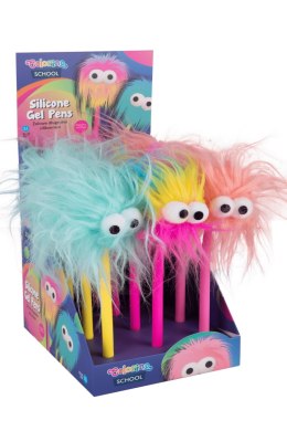 Długopis żelowy Long hair wymazywalny wkład niebieski 0,5mm Patio (01898PTR) Patio