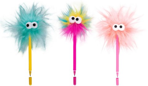 Długopis żelowy Long hair wymazywalny wkład niebieski 0,5mm Patio (01898PTR) Patio