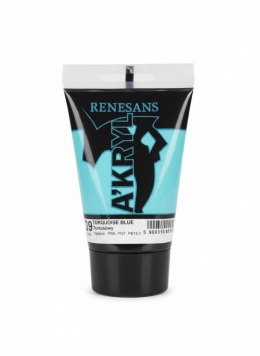 Farba akrylowa Turkusowy kolor: turkusowy 100ml Renesans (39) Renesans