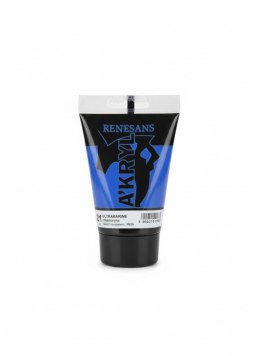 Farba akrylowa kolor: błękit ultramaryna 100ml Renesans (21) Renesans