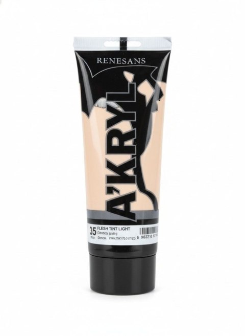 Farba akrylowa kolor: cielisty różowy 200ml Renesans (35) Renesans