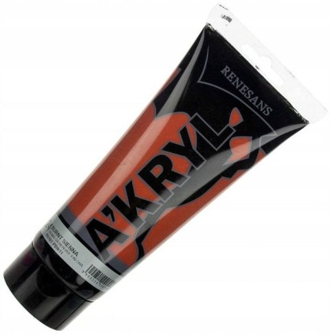 Farba akrylowa kolor: siena palona 200ml Renesans (24) Renesans