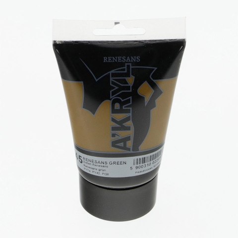 Farba akrylowa kolor: zielona 100ml Renesans (45) Renesans