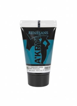 Farba akrylowa turkusowy kolor: turkusowy 100ml Renesans (46) Renesans