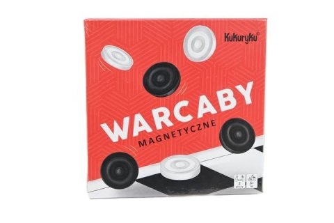 Gra edukacyjna Gra Warcaby Magnetyczne Kukuryku Kukuryku