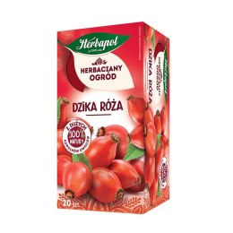 Herbata Herbaciany Ogród owocowo-ziołowa dzika róża 20 saszetek Herbapol Herbapol