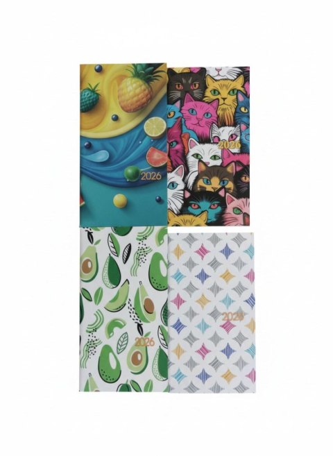 Kalendarz książkowy (terminarz) kieszonkowy 60mm x 100mm Avanti (KK-2) Avanti