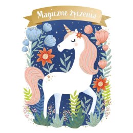 Kartka składana B6 KARNET B6 MAGICZNY KON Henry (5905701481392) Henry