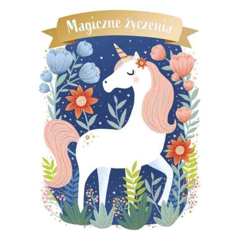 Kartka składana B6 KARNET B6 MAGICZNY KON Henry (5905701481392) Henry