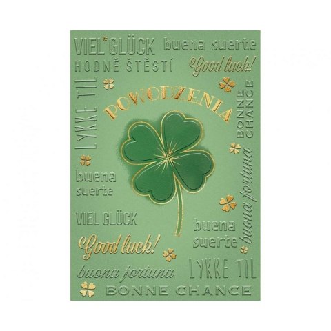 Kartka składana A5 Karnet A5 powodzenia Henry (5905701485833) Henry