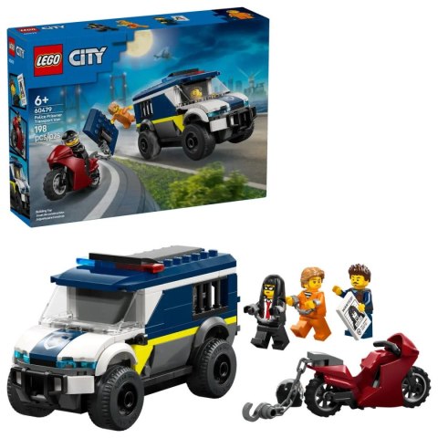 Klocki konstrukcyjne City Furgonetka policyjnego konwoju więziennego Lego (60479) Lego