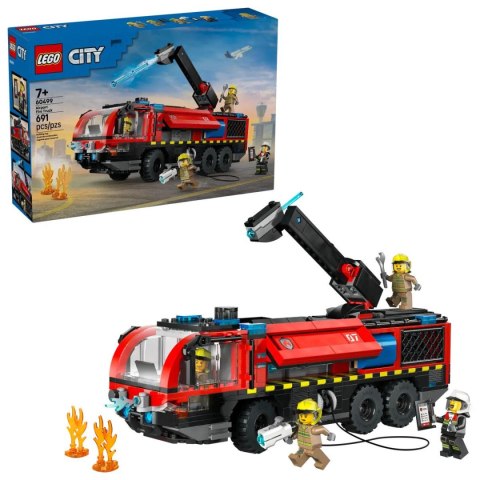 Klocki konstrukcyjne City Lotniskowy wóz strażacki Lego (60499) Lego