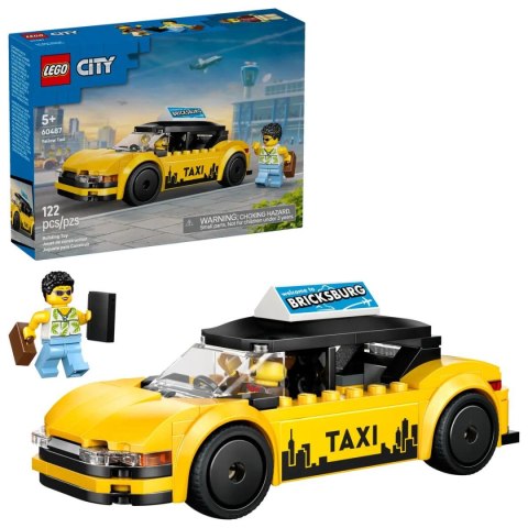 Klocki konstrukcyjne City Żółta taksówka Lego (60487) Lego