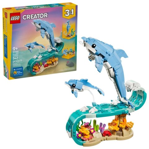 Klocki konstrukcyjne Creator 3w1 Zwierzęta morskie: piękny delfin Lego (31385) Lego