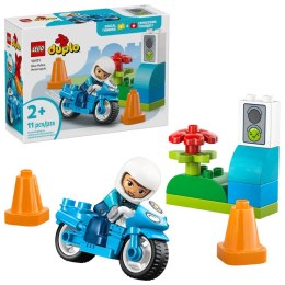 Klocki konstrukcyjne Duplo Niebieski motocykl policyjny Lego (10471) Lego