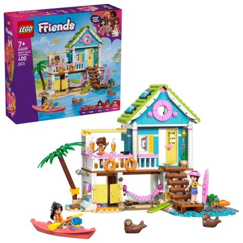 Klocki konstrukcyjne Friends Domek na plaży z fokami Lego (42699) Lego