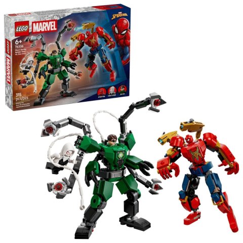 Klocki konstrukcyjne Marvel Bitwa mechów: Spider-Man kontra Doc Ock Lego (76338) Lego