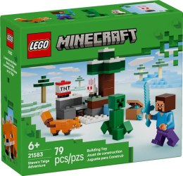Klocki konstrukcyjne Minecraft Przygoda Steve'a w tajdze Lego (21583) Lego