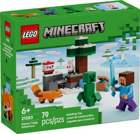 Klocki konstrukcyjne Minecraft Przygoda Steve'a w tajdze Lego (21583) Lego