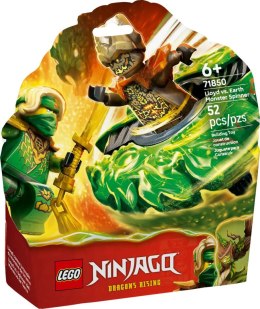 Klocki konstrukcyjne Ninjago Lloyd kontra ziemny potwór na spinnerze Lego (71850) Lego