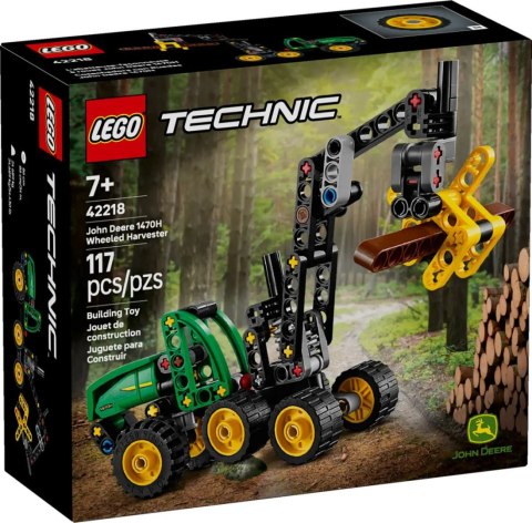 Klocki konstrukcyjne Technic Harwester kołowy John Deere 1470H Lego (42218) Lego